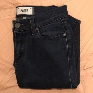Dark wash Paige jeans